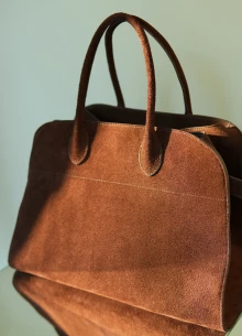 Сумка Tote из замши фото 891